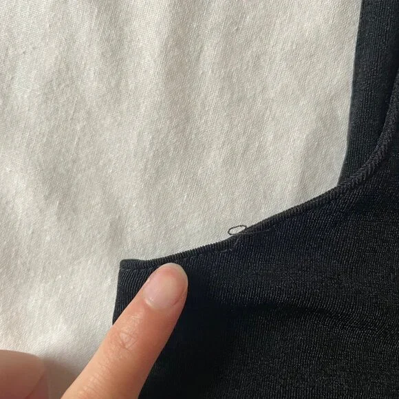 Jessica Polka Dot Black & White 60s Style Mod Midi Dress - Picture 13 of 13